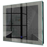 Specchio LED Quadrato | Pulsante touch | Luce bianca neutra - Reyze Serie Simetria Modello 4